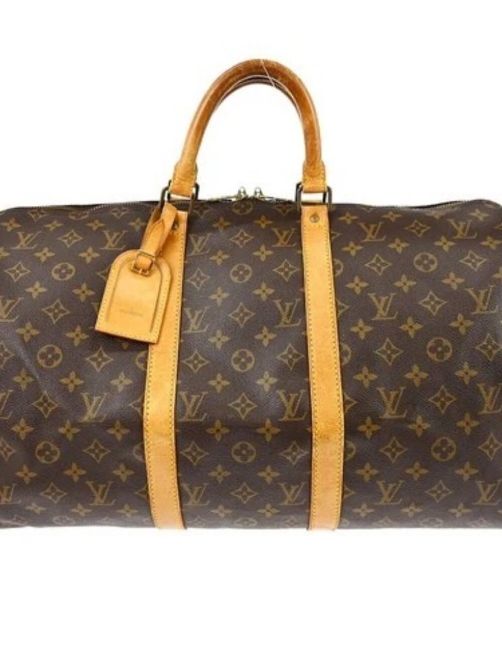 BUYIT03 LOUIS VUITTON KEEPALL 50 TRAVEL HANDBAG MONOGRAM M41426 MB0960 YQ07762 - Picture 1 of 16